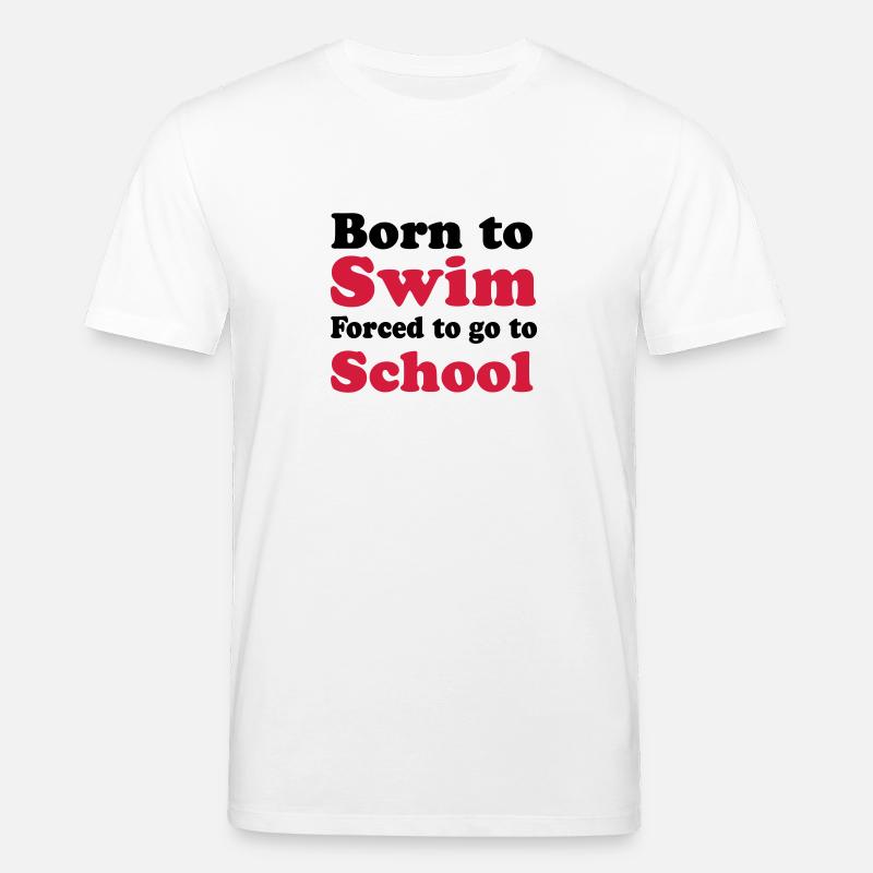 Schwimmen - Stanley/Stella Unisex Bio-T-Shirt CREATOR  - Weiß
