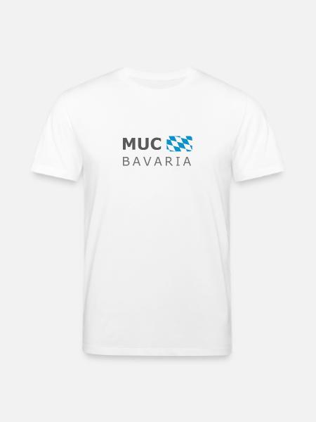 MUC BAVARIA dark-lettered - Stanley/Stella Unisex Bio-T-Shirt CREATOR  - Weiß