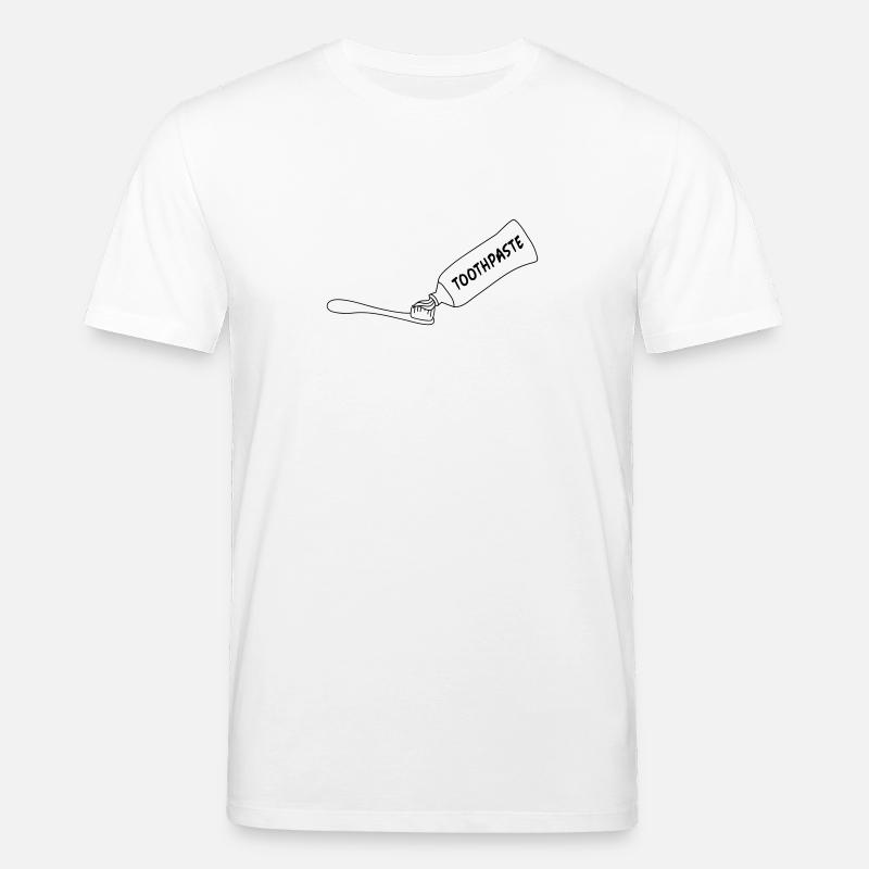 Toothpaste And Toothbrush - T-shirt bio CREATOR Stanley/Stella Unisexe - blanc