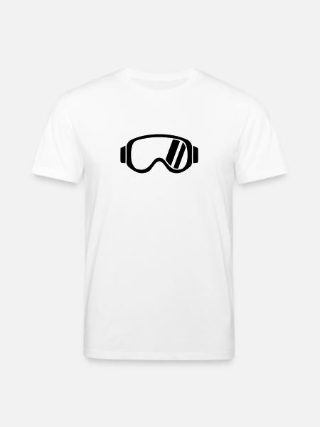 Lunettes de ski - T-shirt bio CREATOR Stanley/Stella Unisexe - blanc
