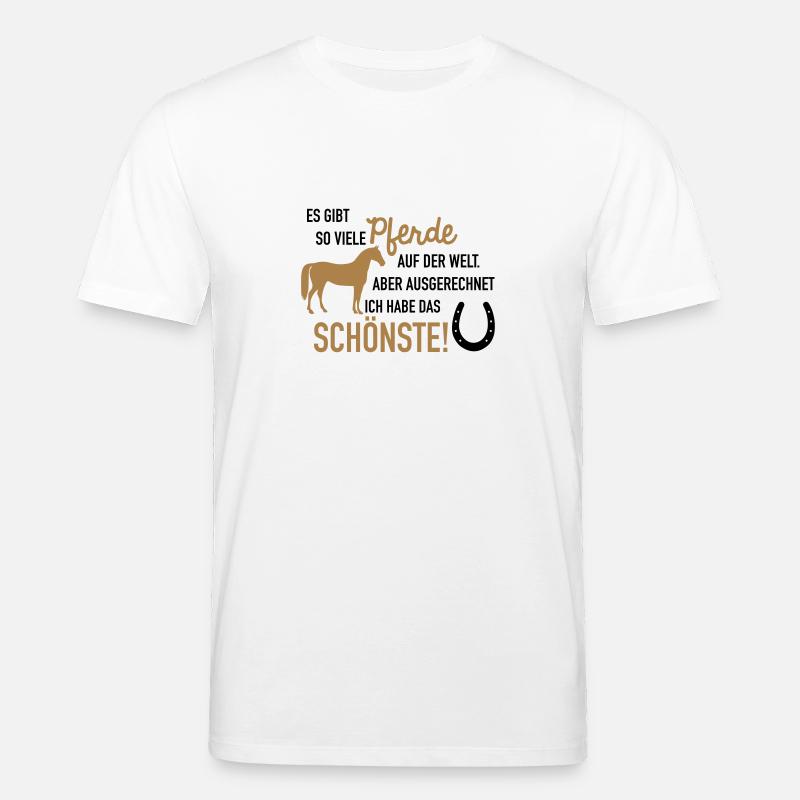 Schönstes Pferd - Stanley/Stella Unisex Bio-T-Shirt CREATOR  - Weiß