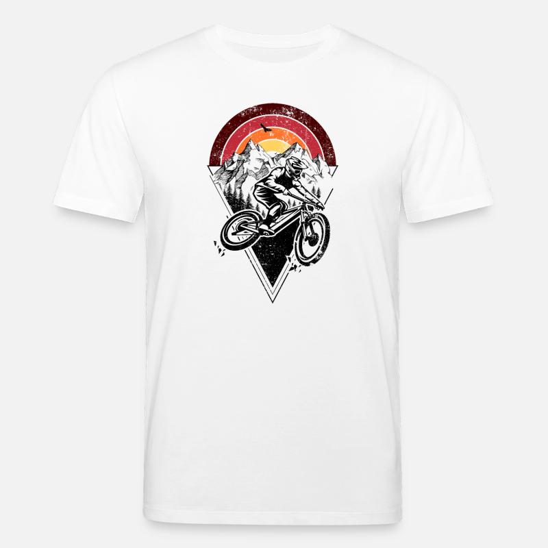 Sunset Ridge Silhouette Bogen - Stanley/Stella Unisex Bio-T-Shirt CREATOR  - Weiß