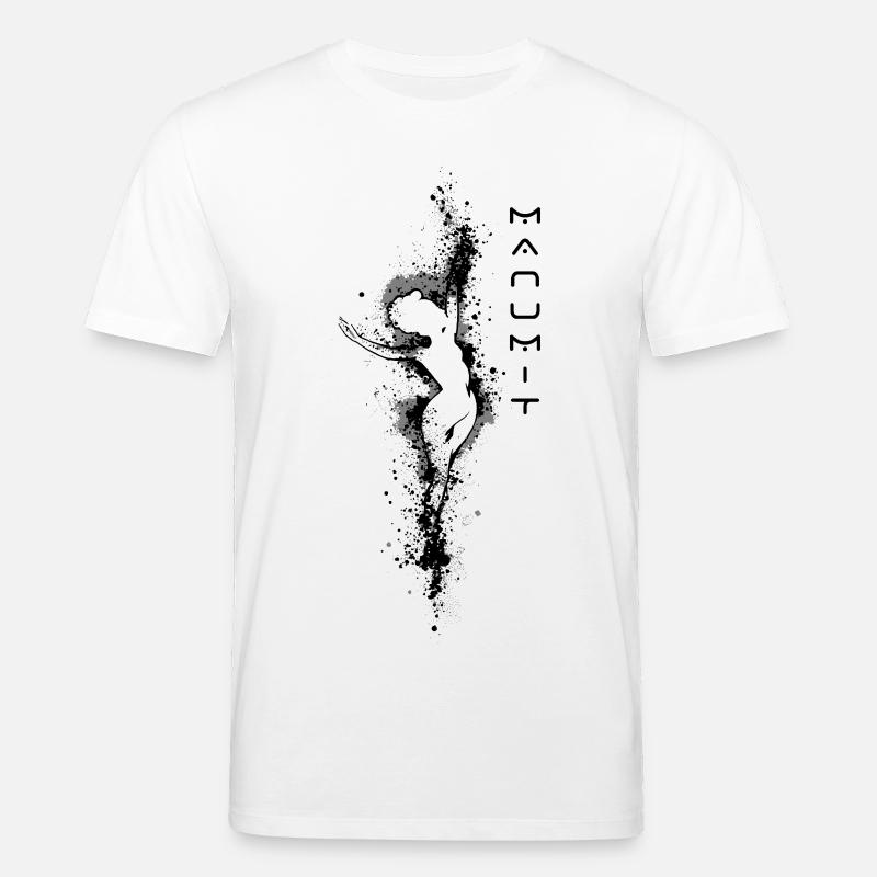 Manumit Single Schwarzes Design - Stanley/Stella Unisex Bio-T-Shirt CREATOR  - Weiß
