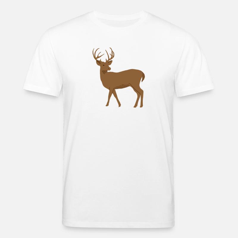 Hirsch - Stanley/Stella Unisex Bio-T-Shirt CREATOR  - Weiß