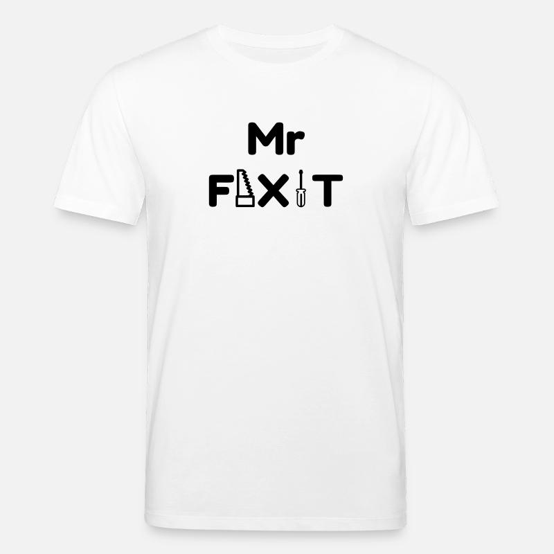 Outil / Réparer / Bricolage / Bricoleur - T-shirt bio CREATOR Stanley/Stella Unisexe - blanc