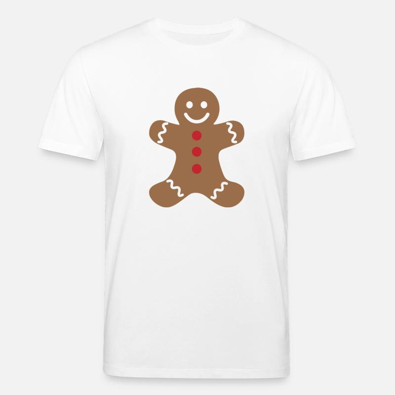 Lebkuchenmann - Stanley/Stella Unisex Bio-T-Shirt CREATOR  - Weiß