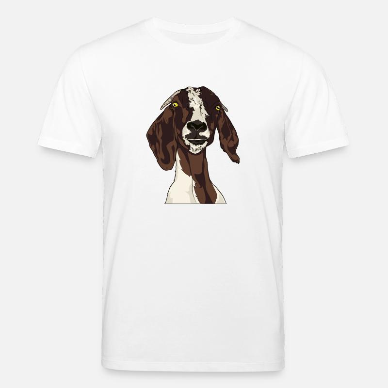 goat - Stanley/Stella CREATOR Unisex Organic T-Shirt - white