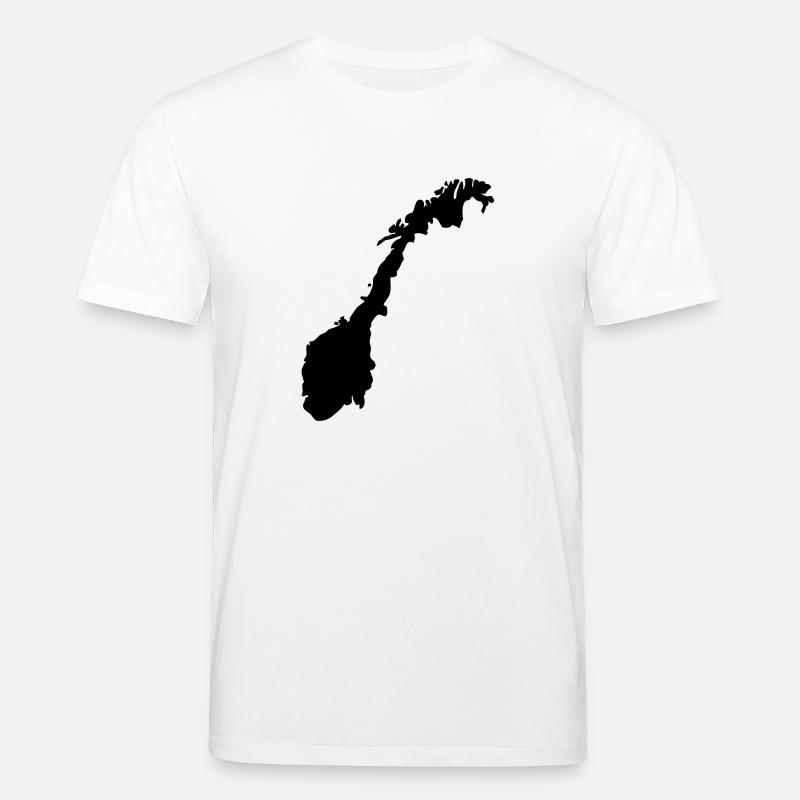 Norwegen - Stanley/Stella Unisex Bio-T-Shirt CREATOR  - Weiß