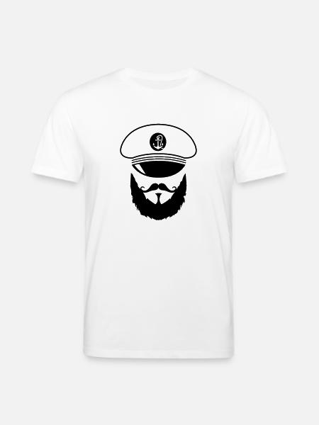 captain_02 - Stanley/Stella Unisex Bio-T-Shirt CREATOR  - Weiß