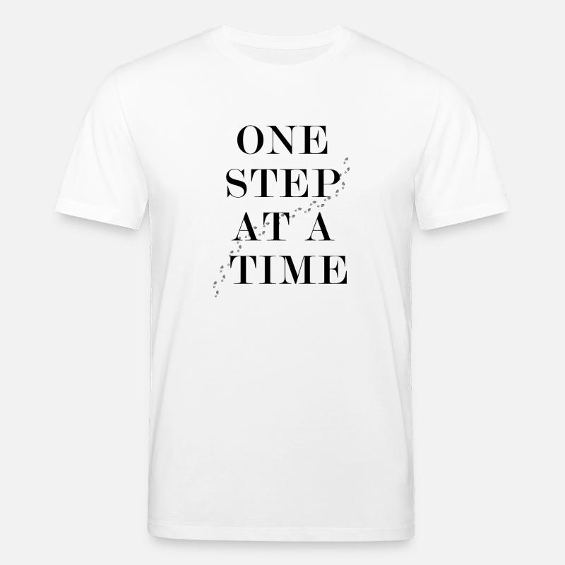 One Step At A Time - Stanley/Stella Unisex Bio-T-Shirt CREATOR  - Weiß