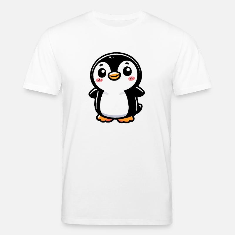 pinguin comic - Stanley/Stella Unisex Bio-T-Shirt CREATOR  - Weiß