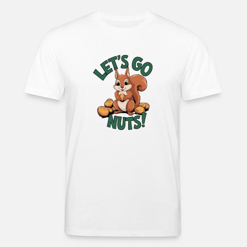 Let's Go Nuts! - Stanley/Stella Unisex Bio-T-Shirt CREATOR  - Weiß