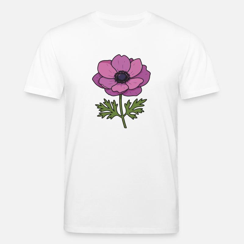 Anemonenblüte - Stanley/Stella Unisex Bio-T-Shirt CREATOR  - Weiß