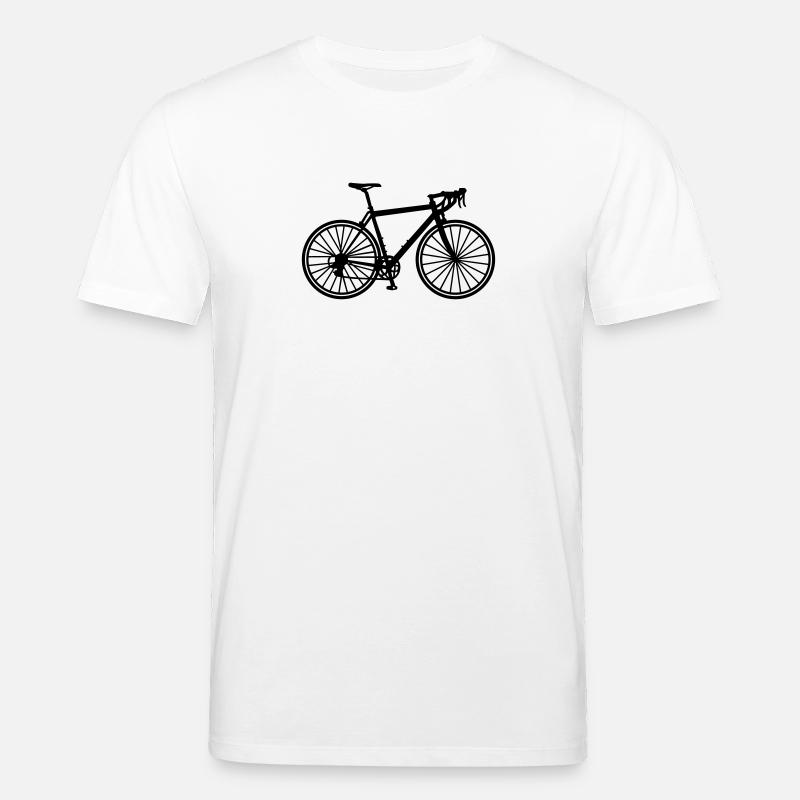 Bicycle - Stanley/Stella CREATOR Unisex Organic T-Shirt - white