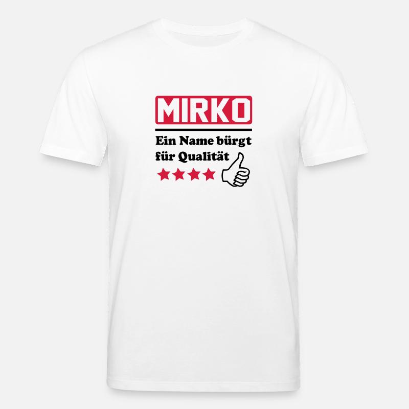 mirko - Stanley/Stella Unisex Bio-T-Shirt CREATOR  - Weiß