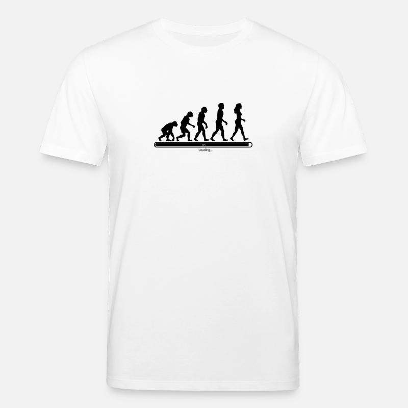 Evolution de l'humanité - T-shirt bio CREATOR Stanley/Stella Unisexe - blanc
