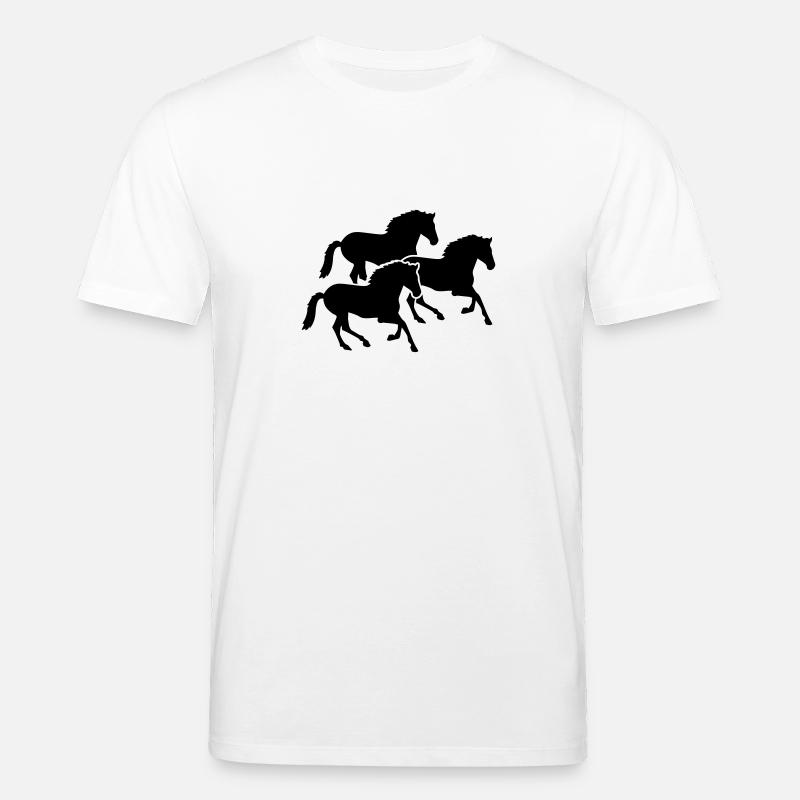 Pferde - Stanley/Stella Unisex Bio-T-Shirt CREATOR  - Weiß