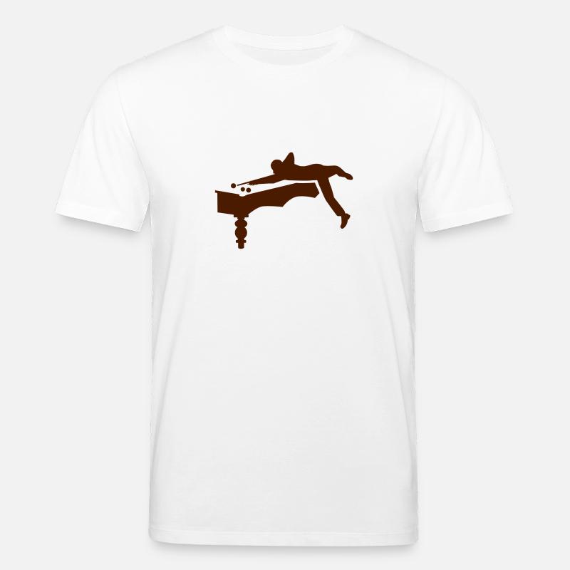 Billard - Stanley/Stella Unisex Bio-T-Shirt CREATOR  - Weiß