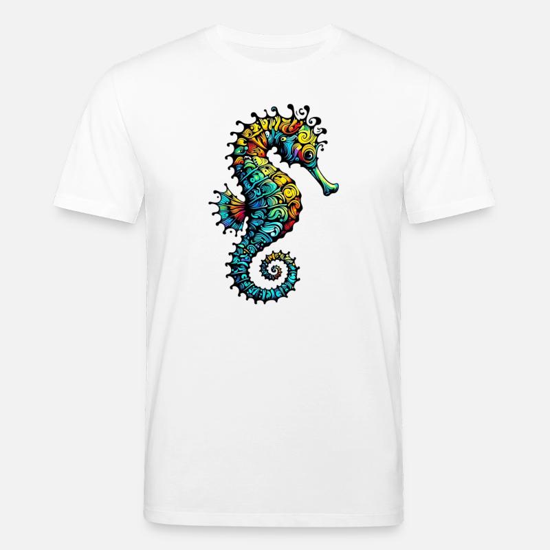 Hippocampe - T-shirt bio CREATOR Stanley/Stella Unisexe - blanc
