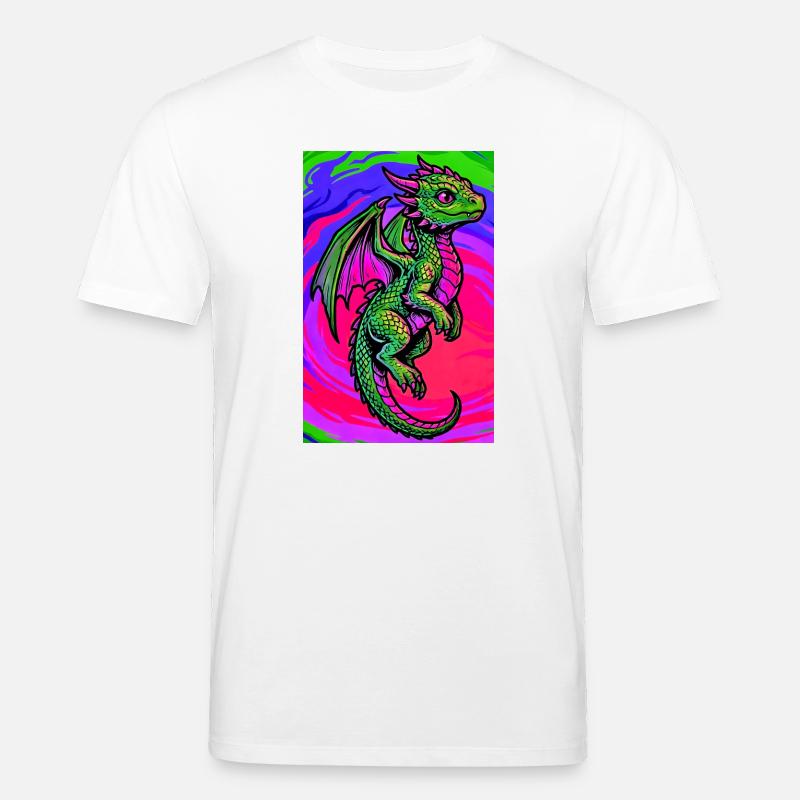 Drache - Stanley/Stella Unisex Bio-T-Shirt CREATOR  - Weiß