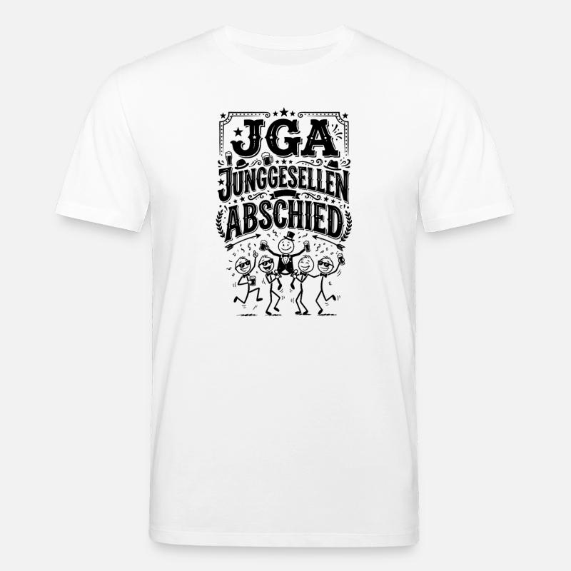 JGA Junggesellenabschied Spruch - Stanley/Stella Unisex Bio-T-Shirt CREATOR  - Weiß