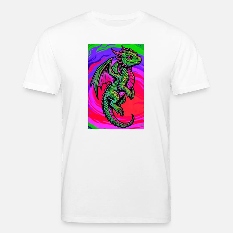 Drache - Stanley/Stella Unisex Bio-T-Shirt CREATOR  - Weiß