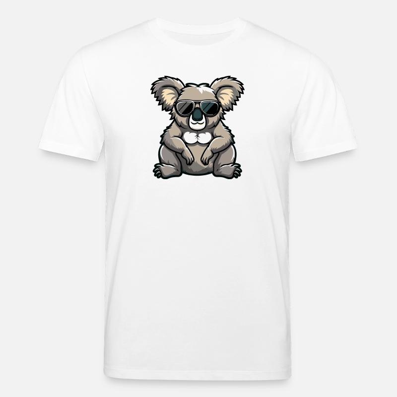 Koala Comic Cool - Stanley/Stella Unisex Bio-T-Shirt CREATOR  - Weiß
