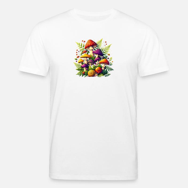 Mushrooms Magic Mushrooms Plain - Stanley/Stella Unisex Bio-T-Shirt CREATOR  - Weiß