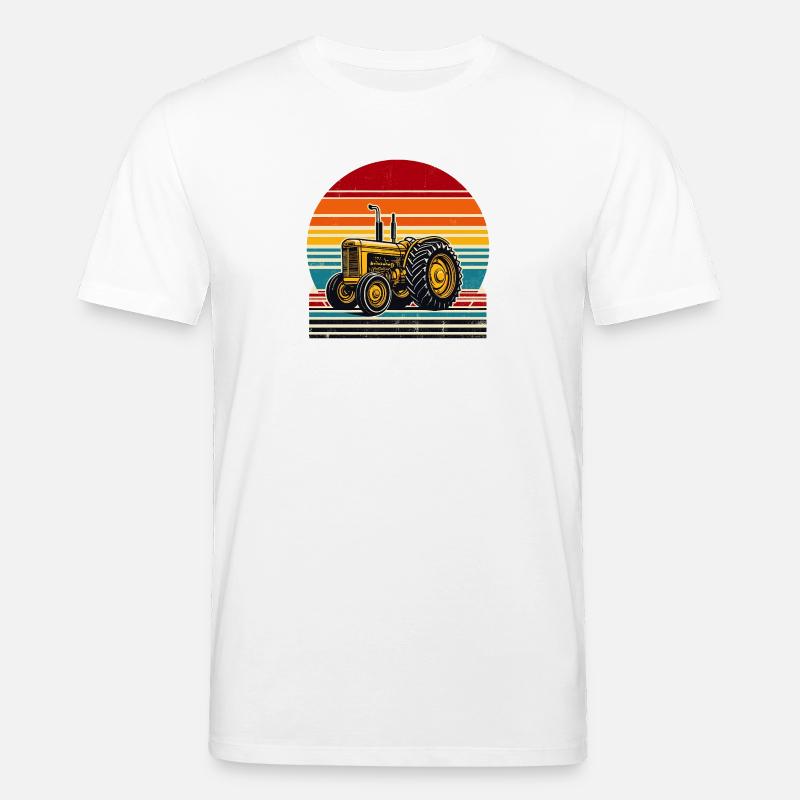 Oldtimer-Traktor - Stanley/Stella Unisex Bio-T-Shirt CREATOR  - Weiß
