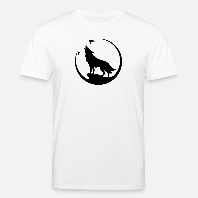 Wolf - Naturschutz - Stanley/Stella Unisex Bio-T-Shirt CREATOR  - Weiß