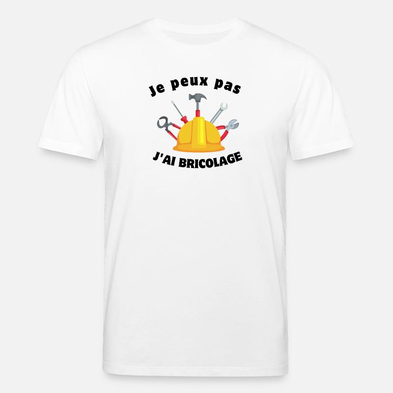 Ich kann nicht DIY - Stanley/Stella Unisex Bio-T-Shirt CREATOR  - Weiß