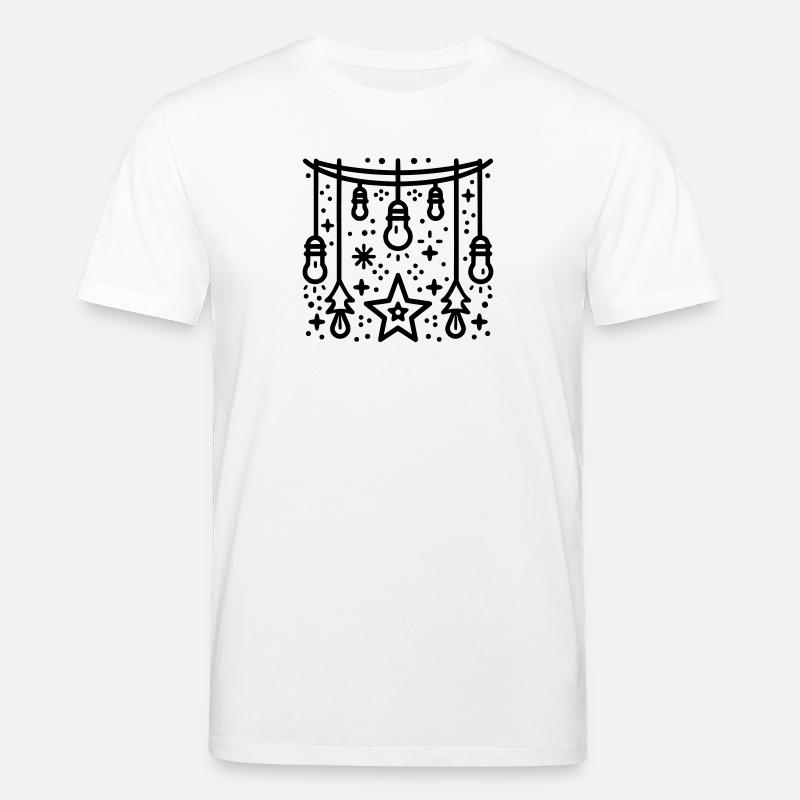 String Lights - Stanley/Stella CREATOR Unisex Organic T-Shirt - white