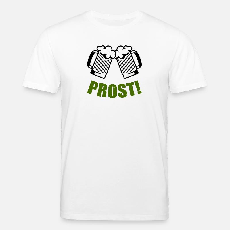 bier prost - Stanley/Stella Unisex Bio-T-Shirt CREATOR  - Weiß