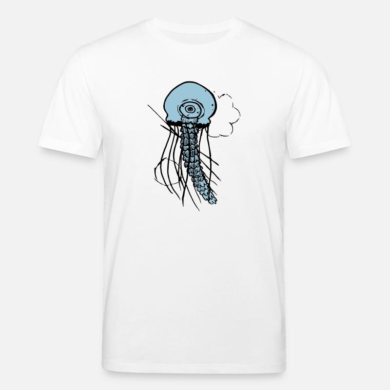 Qualle - Stanley/Stella Unisex Bio-T-Shirt CREATOR  - Weiß