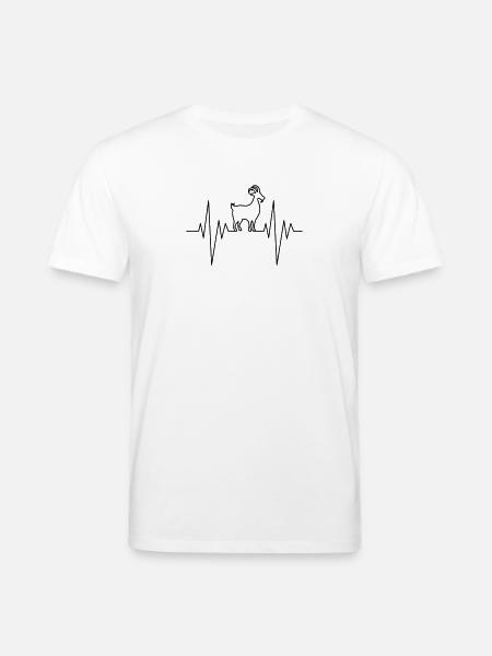 Goat Pulse - Stanley/Stella Unisex Bio-T-Shirt CREATOR  - Weiß