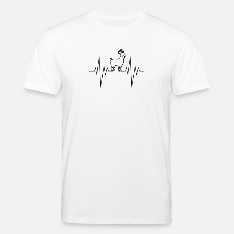 Pouls de chèvre - T-shirt bio CREATOR Stanley/Stella Unisexe - blanc