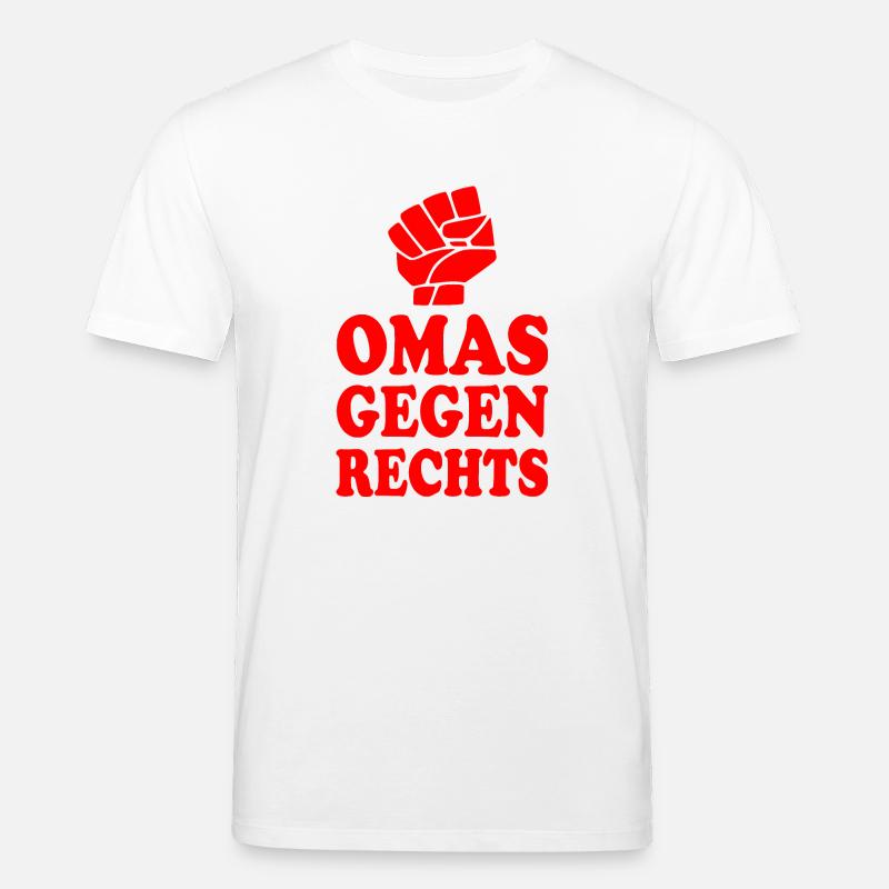 Omas gegen rechts - Stanley/Stella Unisex Bio-T-Shirt CREATOR  - Weiß