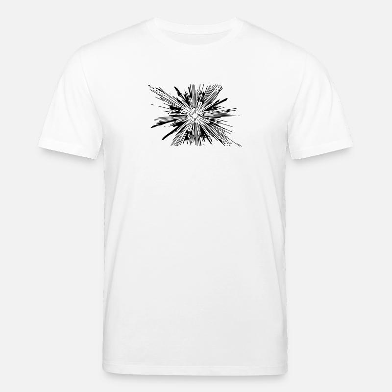 Vector Splash Explosion - Stanley/Stella CREATOR Unisex Organic T-Shirt - white