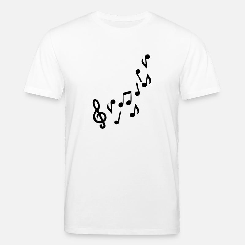 musiknote - Stanley/Stella Unisex Bio-T-Shirt CREATOR  - Weiß