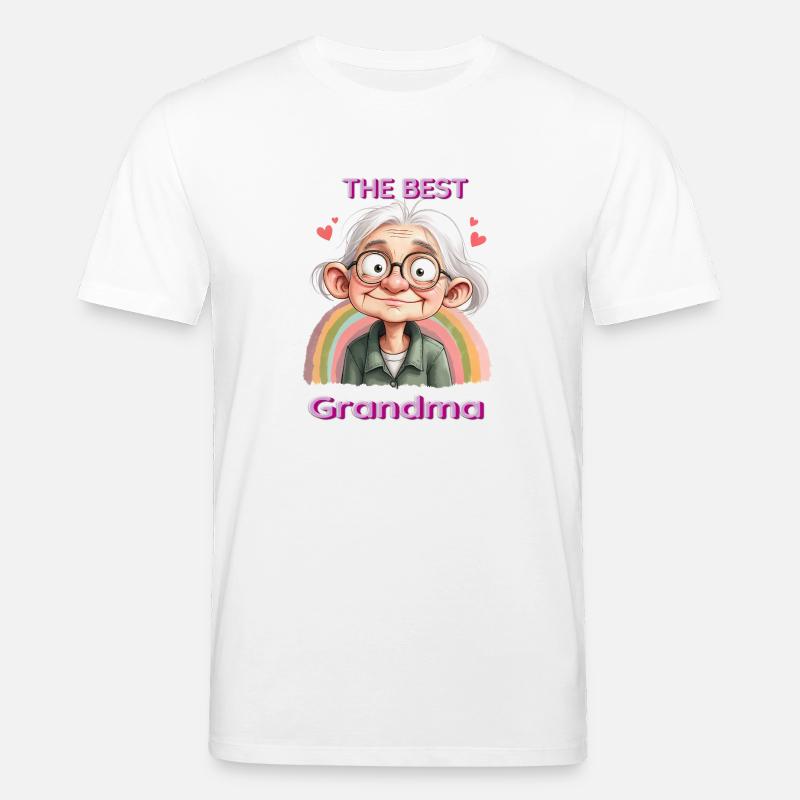 Die beste Großmutter - Stanley/Stella Unisex Bio-T-Shirt CREATOR  - Weiß