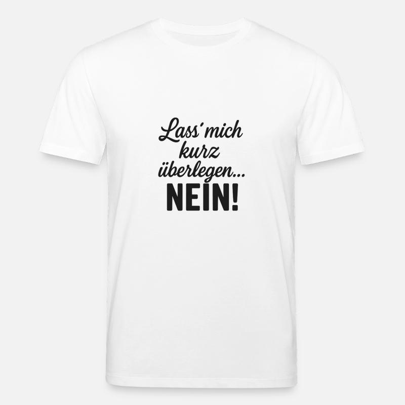 Permettez-moi de réfléchir... Aucune déclaration - T-shirt bio CREATOR Stanley/Stella Unisexe - blanc