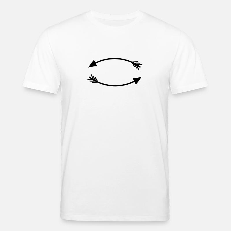 Deux flèches - T-shirt bio CREATOR Stanley/Stella Unisexe - blanc