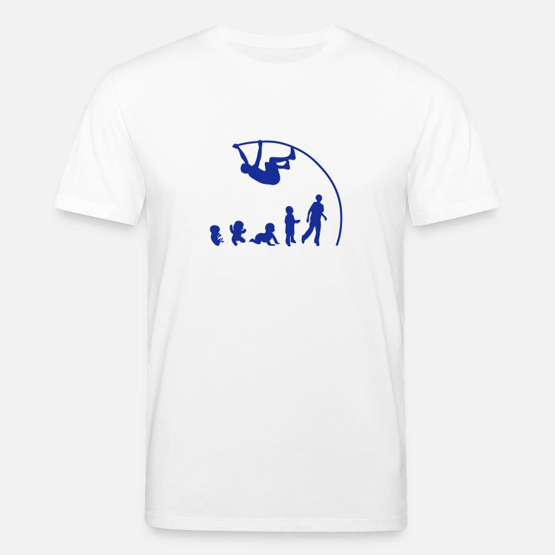 Evolution pole vault perch - Stanley/Stella CREATOR Unisex Organic T-Shirt - white
