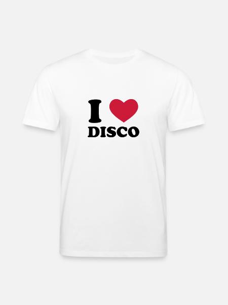 I Love Disco - Stanley/Stella Unisex Bio-T-Shirt CREATOR - Weiß