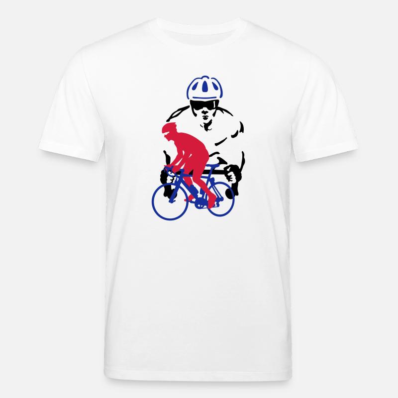 Rennrad - Stanley/Stella Unisex Bio-T-Shirt CREATOR  - Weiß