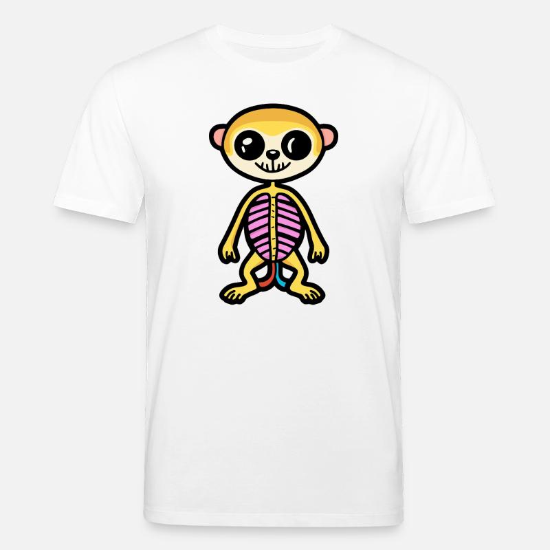 Erdmännchen Halloween Zombie - Stanley/Stella Unisex Bio-T-Shirt CREATOR  - Weiß