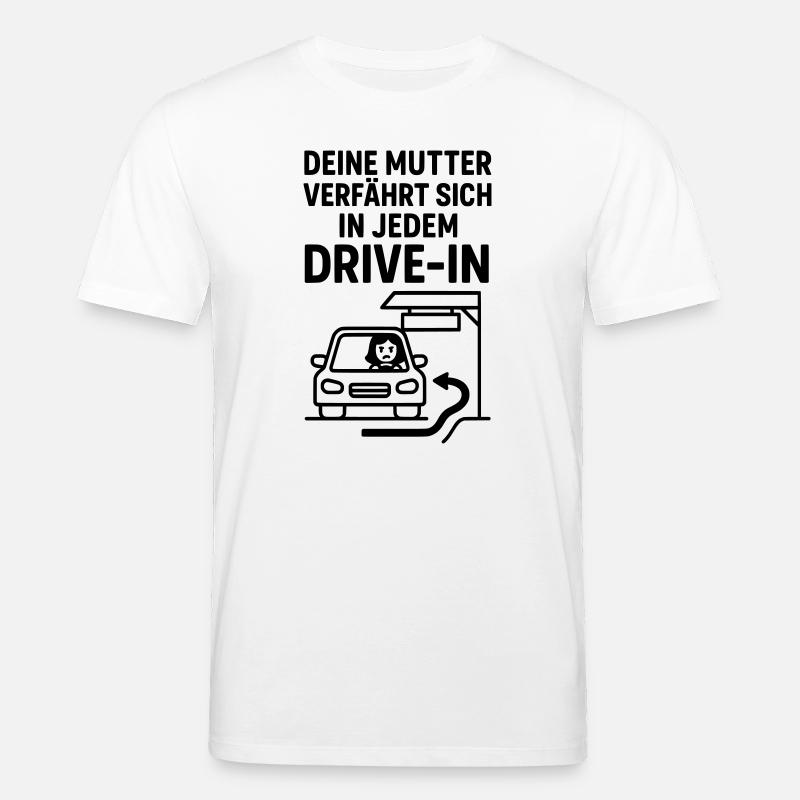 Deine Mudda Drive In - Stanley/Stella Unisex Bio-T-Shirt CREATOR  - Weiß