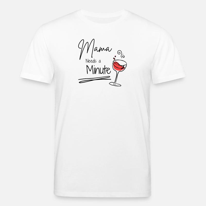 Mama braucht einen Moment - Stanley/Stella Unisex Bio-T-Shirt CREATOR - Weiß