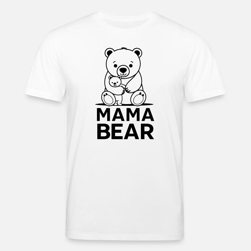 Maman ourse - T-shirt bio CREATOR Stanley/Stella Unisexe - blanc
