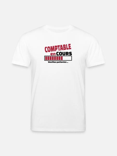 comptable en cours - T-shirt bio CREATOR Stanley/Stella Unisexe - blanc